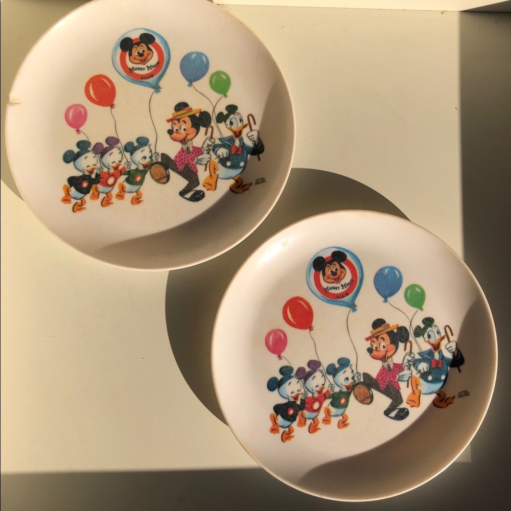 Vintage 1950-1970’s Mickey Mouse club kids plate